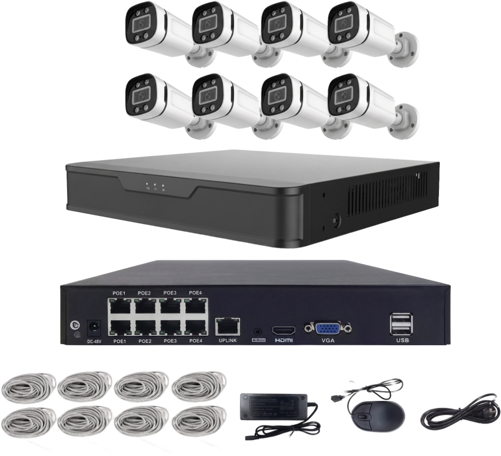 Kit vidéosurveillance POE Fly Camera